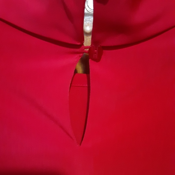 Notations Red Dressy Blouse - Picture 5 of 5